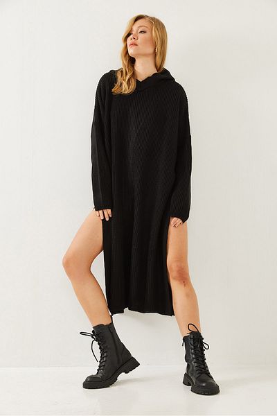 Detua Women's Hooded Long Poncho