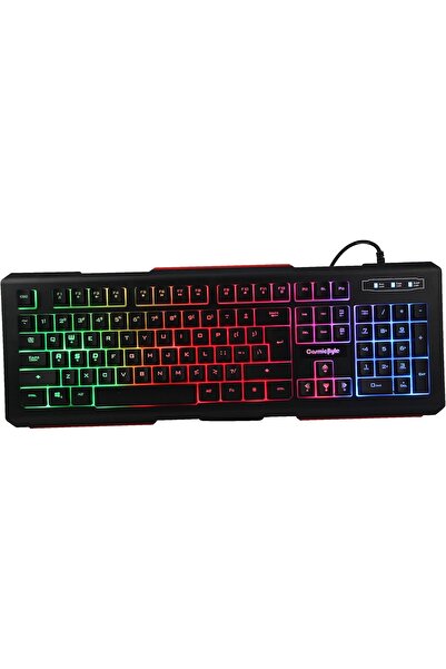 Cosmic Byte Byte Wired Gaming Keyboard |   Rainbow Led |   Rgb Lights |   Gaming Keyboard