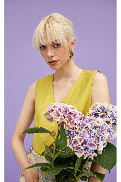 Pilea Maura Modal Olive Vest