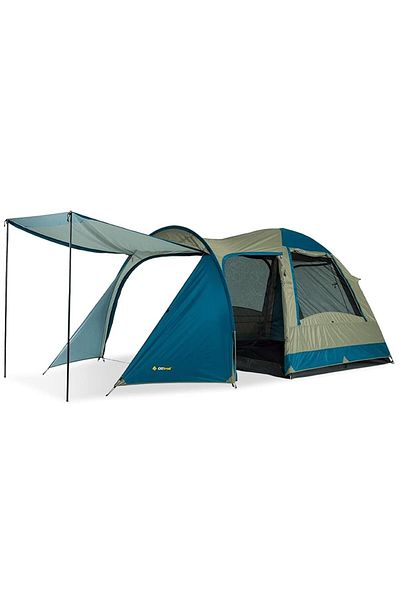 OZtrail خيمة Tasman 4V Plus Dome | واسعة ومتينة | سهلة التركيب لمغامرات التخييم العائلية