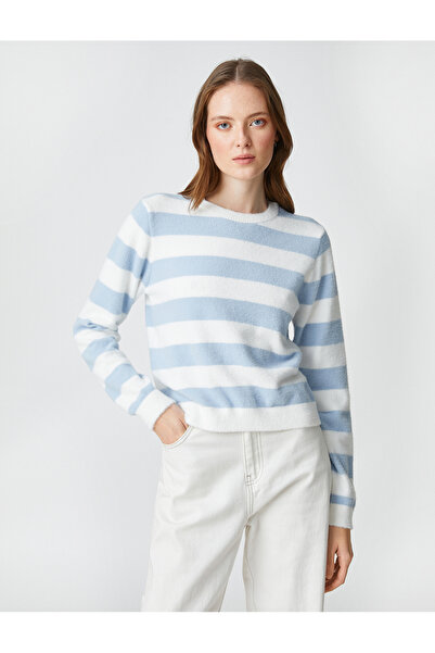 Koton Tricotaj cu textura moale Pulover cu gât cu mânecă lungă