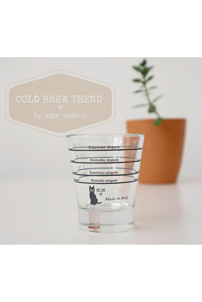 COLD BREW TREND by uğur cadırcı Motta Espresso Measuring Shot Glass - Coffee Measuring Cup 30/60 ml Shot Glass