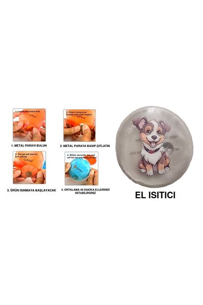 Sia Pvc 9cm Cute Dog with Pocket - Hand Warmer and Hot Water Bag