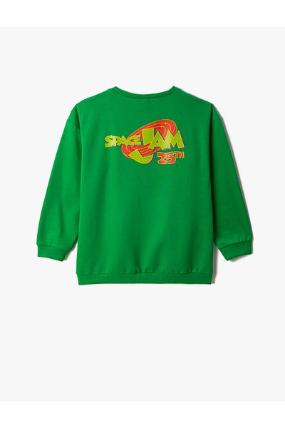 Koton Space Jam Themed Bugs Bunny Printed Sweatshirt Licensed Long Sleeve