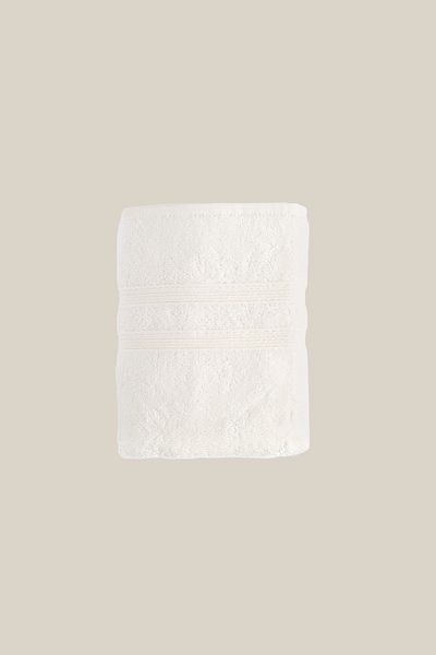 İrya Deco 100% βαμβακερή πετσέτα προσώπου εκρού 50x90