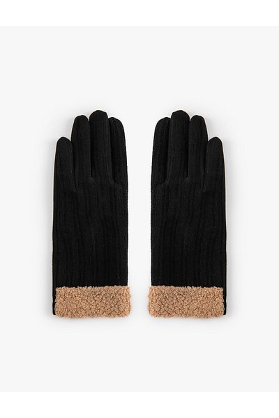 Koton Women's Black Gloves 5Wak50051Aa