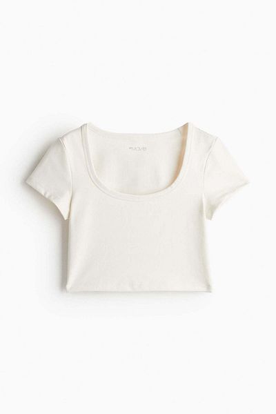 H&M DryMove™ Cropped sports top