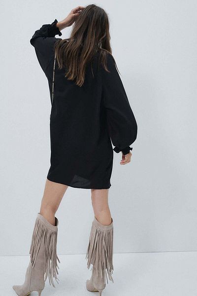 H&M Frilled-collar dress