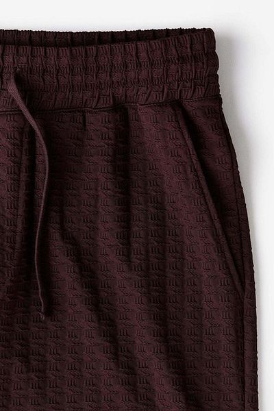H&M Regular Fit Textured Sweatshorts