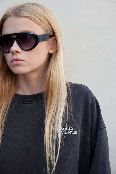 H&M Oversized Printed Sweatshirt