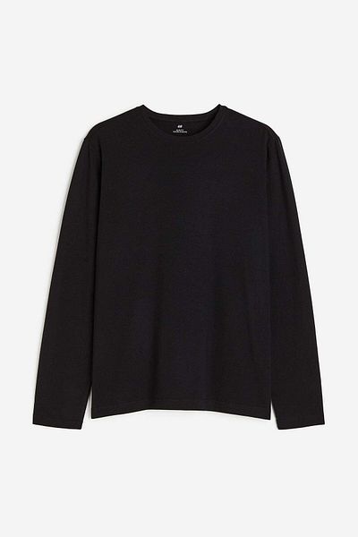H&M Long-sleeved Jersey Top