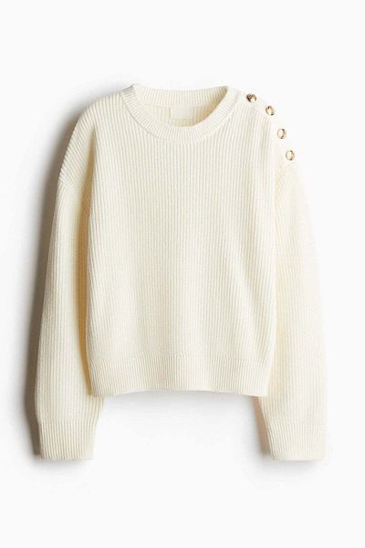 H&M Button-detail jumper