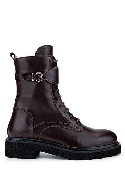 Tamer Tanca Women's Genuine Leather Brown Casual Boots