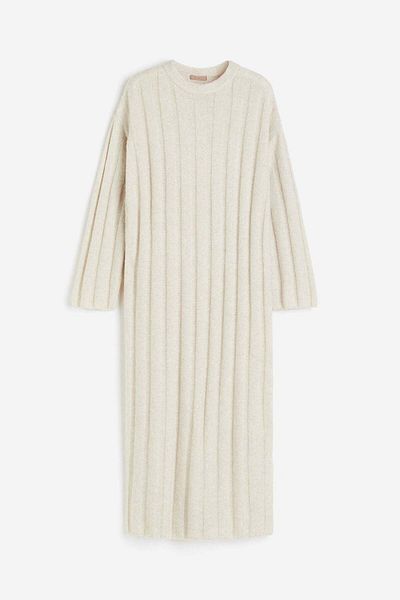 H&M Long rib-knit dress