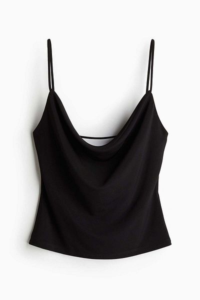 H&M Cowl-neck strappy top