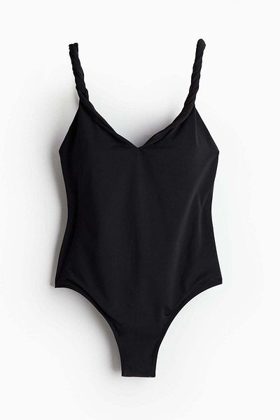 H&M Padded-cup twist-strap swimsuit