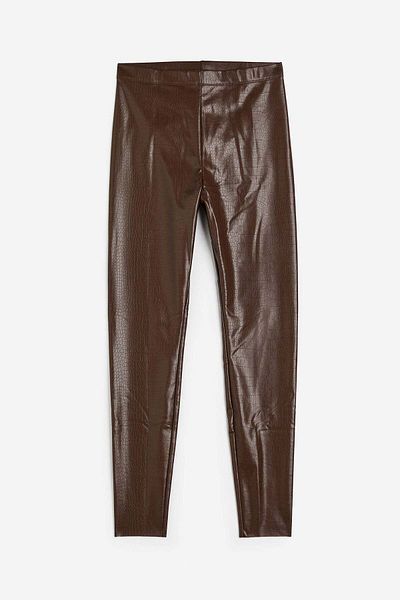 H&M Crocodile-patterned leggings