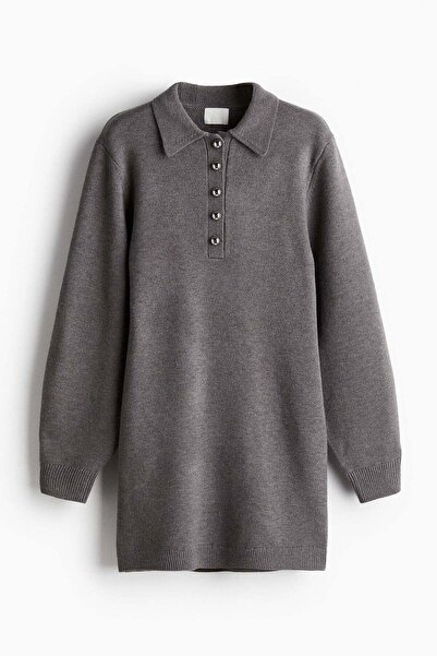 H&M Fine-knit collared dress