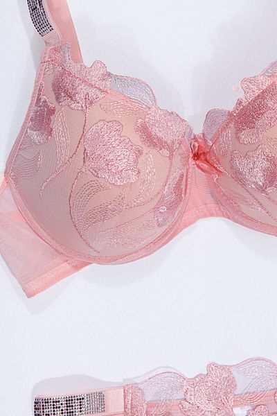Tılsım Lingerie Love Secret kőszíj hímző félig párnázott melltartó szett