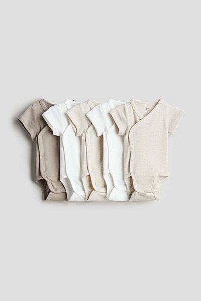 H&M 5-pack cotton bodysuits