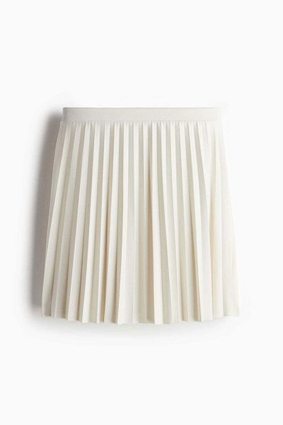 H&M Pleated jersey skirt