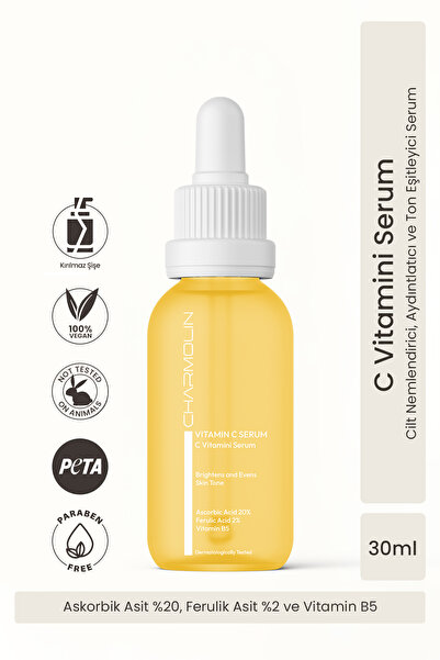 CHARMOLİN Charmolin Leke Karşıtı Aydınlatıcı Vitamin C Serum %20 Ascorbic Asi...