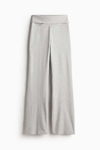 H&M Flared jersey trousers