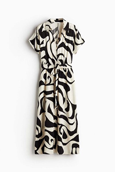 H&M Tie-belt shirt dress