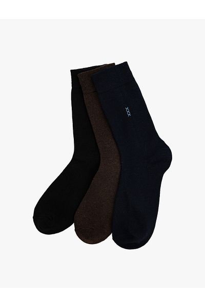 Koton Set de 3 șosete din amestec de bumbac