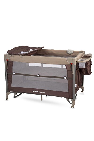 Kraft Easy Fold Anne Yanı Oyun Parkı 70*110 cm Bej