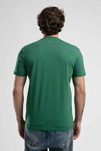 ECKO UNLTD Johnson Green Crew Neck Printed Standard Fit Men's Tshirt