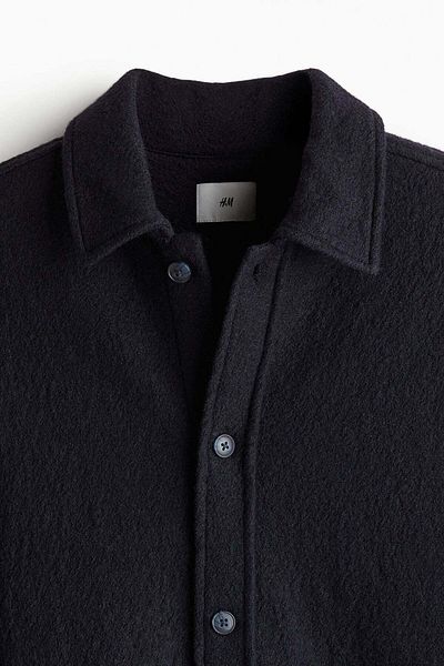 H&M Regular Fit Wool-blend overshirt