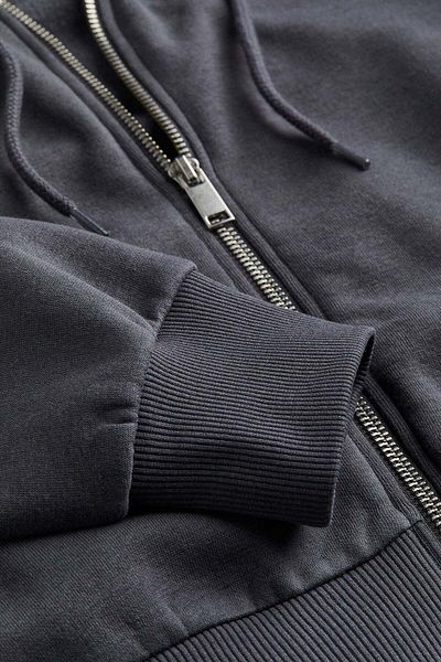 H&M Cropped Zip-through Hoodie
