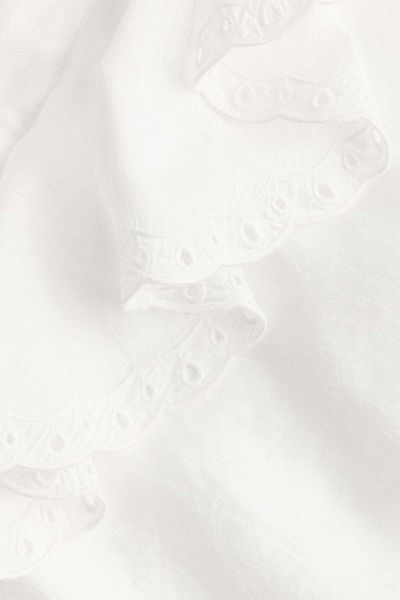H&M Flounce-trimmed Blouse