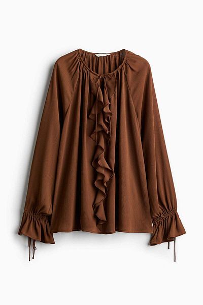 H&M Frilled blouse