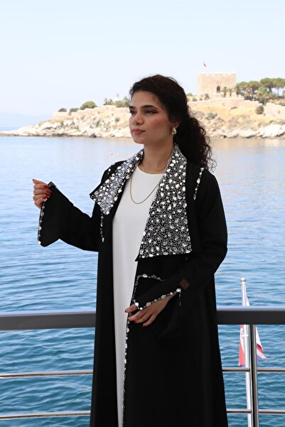 CEHZ CEKET ABAYA SEYYAR YAKA SILVER 0004