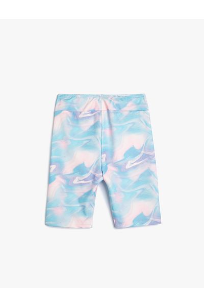 Koton Kurze Sport-Leggings mit Batikmuster - elastischer Bund