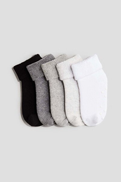 H&M 5-pack anti-slip terry socks