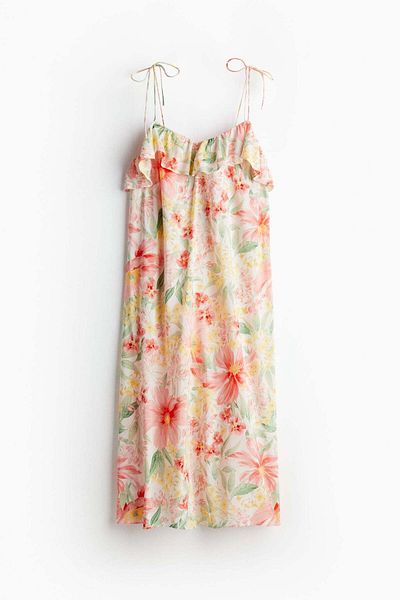 H&M Frill-trimmed strappy dress
