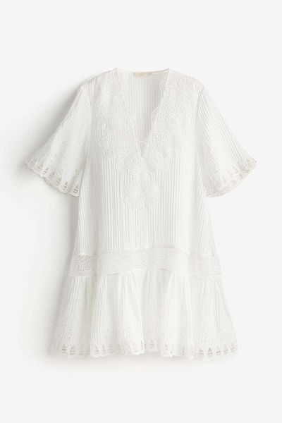 H&M Embroidered dress