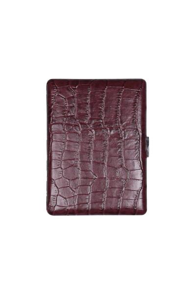 Pearl Japan Deri Uzun Sig. Tab Akası Kahve Croco 9lu