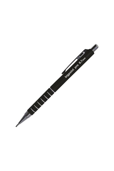 Bigpoint Pro Versatil Metal Tip Soft Hexagon Mechanical Pen - 0.7 mm White
