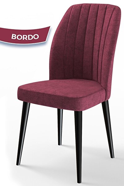Canisa Etra Serisi Gürgen Ayaklı 1.sınıf Sandalye , Bordo Sandalye, Ayaklar S...