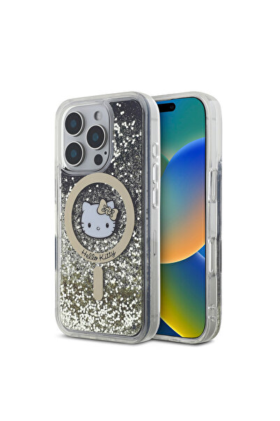 Hello Kitty Apple Iphone 16 Pro Uyumlu Kılıf Lisanslı Magsafe Şarj Özellikli Iml Baskı Kitt