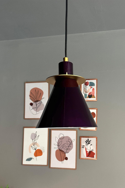 Bamyum Ramsay Mor Avize Mutfak Salon Cafe Salon Koridor Otel Restoran Dekoratif