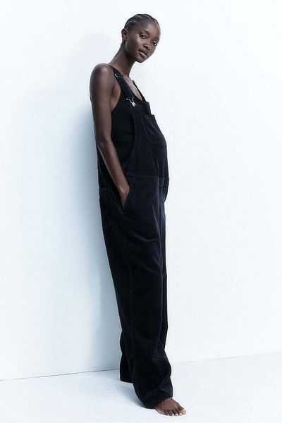 H&M MAMA Before & After Corduroy dungarees