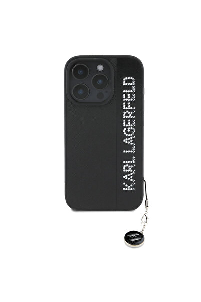 Karl Lagerfeld Apple iPhone 16 Pro Max Kılıf Orjinal Lisanslı Anahtarlıklı Ta...
