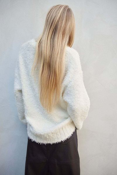 H&M Knit Sweater with Feather