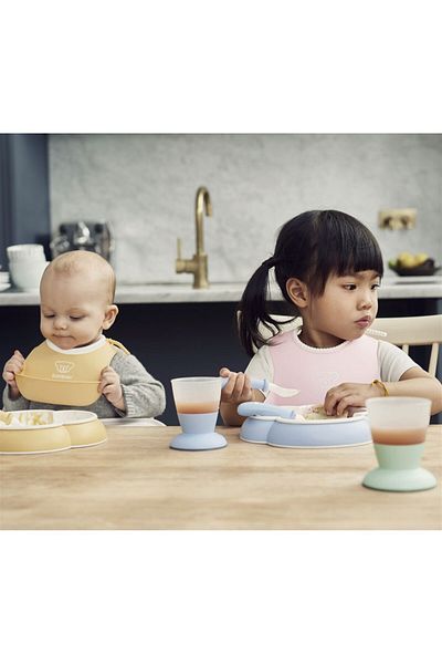 BabyBjörn Soft Plastic Bib Set / Powder Yellow