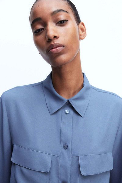 H&M Crêpe shirt
